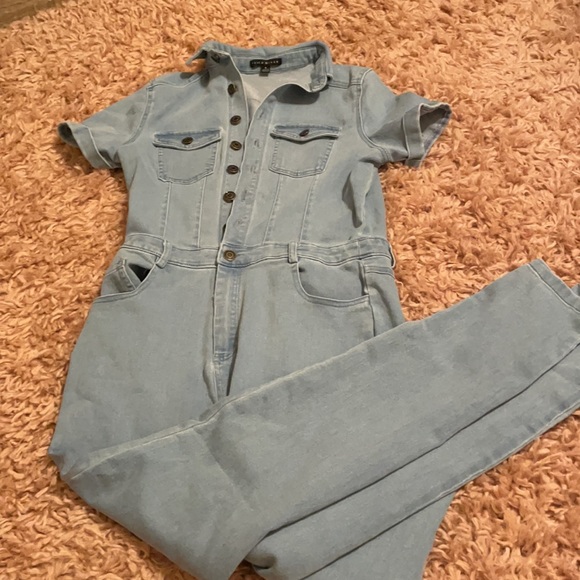 Classic Jean Jumpsuit - Picture 3 of 4